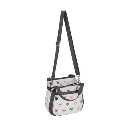 SMALL JENNI 斜背手提兩用包 - 俏皮貓咪